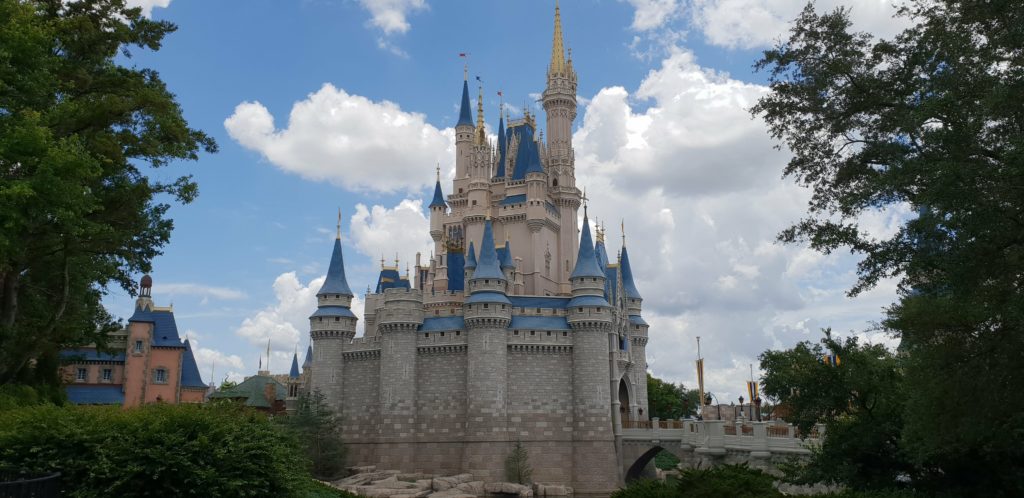 Cinderella's castle at Disney World