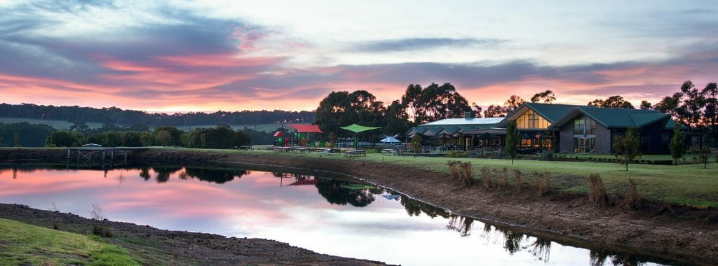 Cheeky Monkey Brewery at sunset