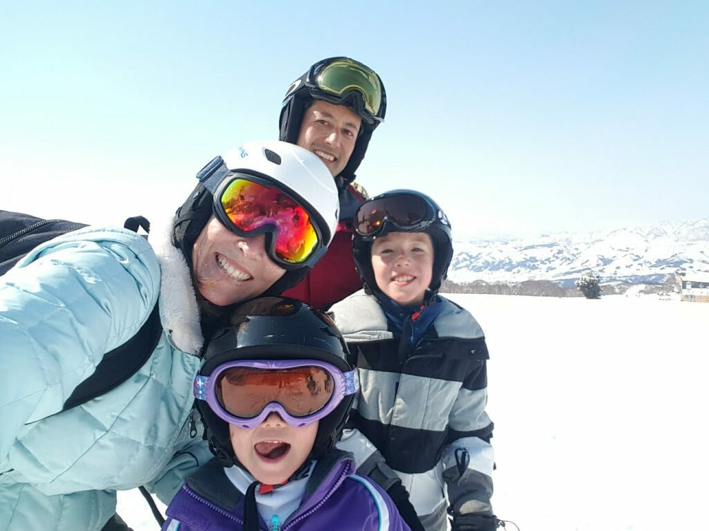 ski japan with kids