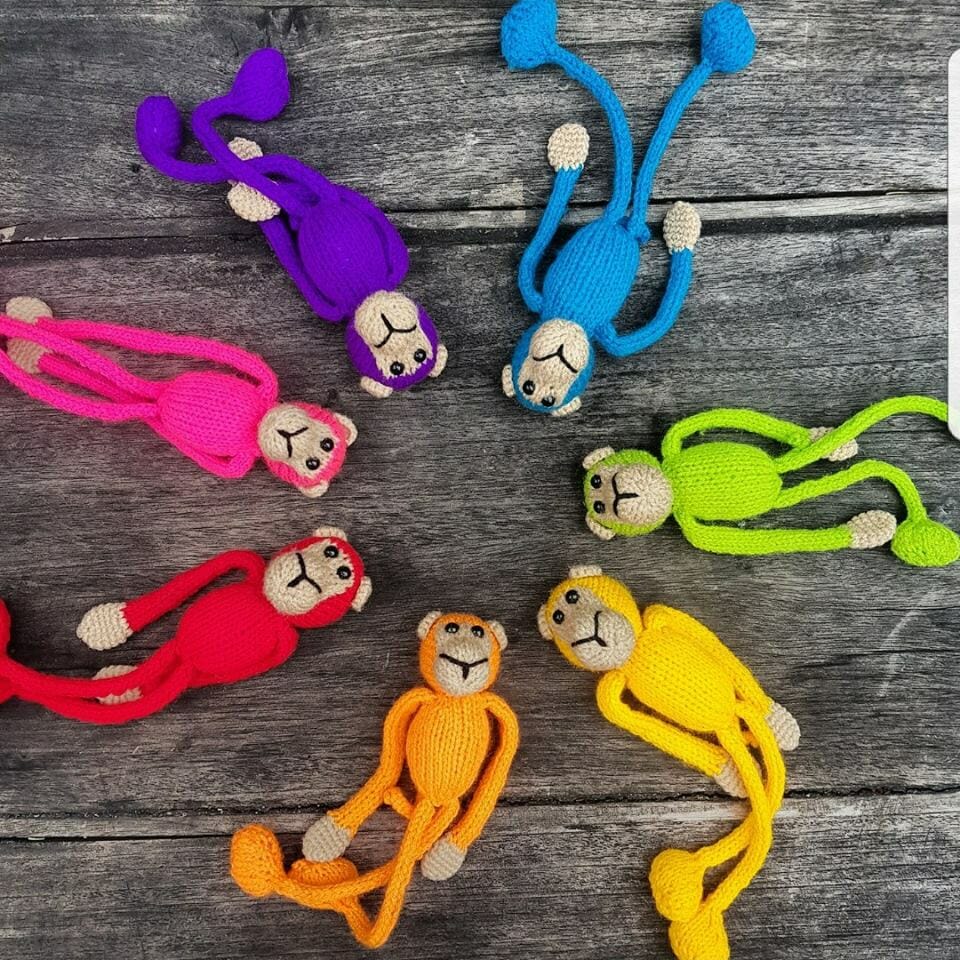 Handmade monkeys