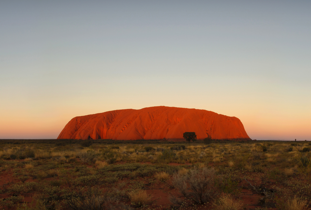 Sunset over Uluru National Park, Northern Territory top world destination