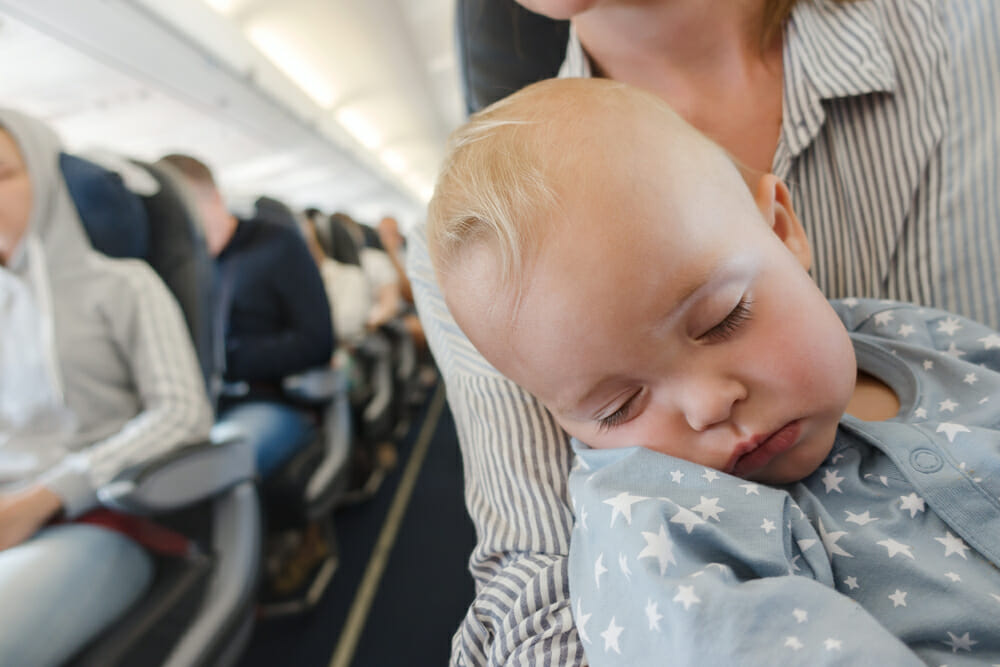 flying with babies