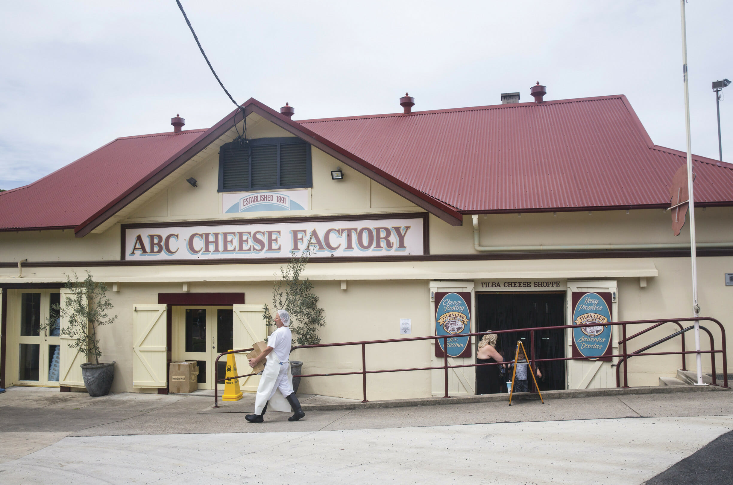 Front of the ABC Cheese Factory on South Coast NSW (Eurobodalla)