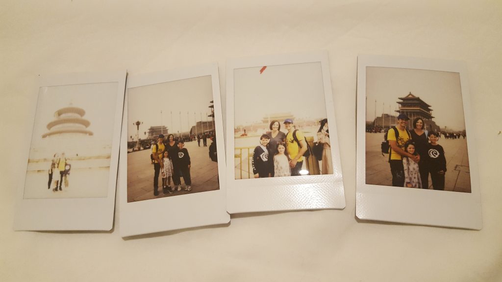 Instax pictures travel diary