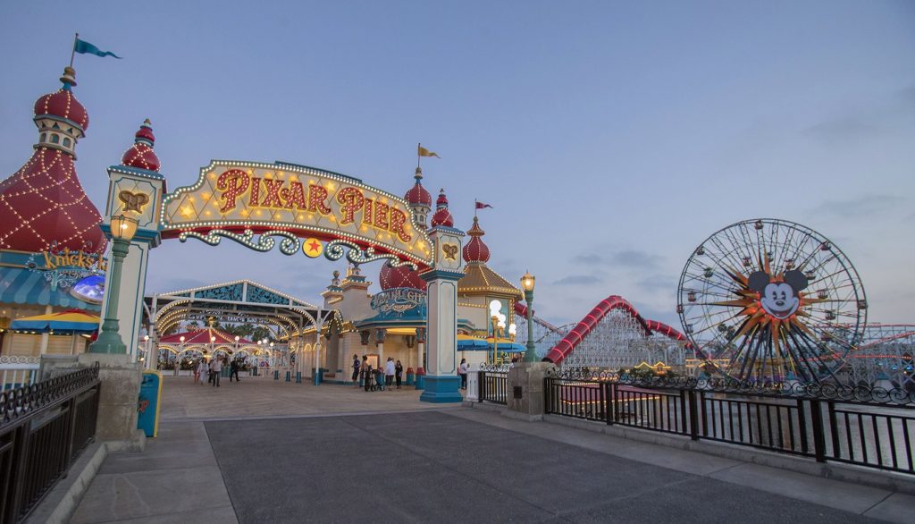 Pixar Pier at Disney California Adventure Park. Picture: Joshua Sudock/Disneyland Resort