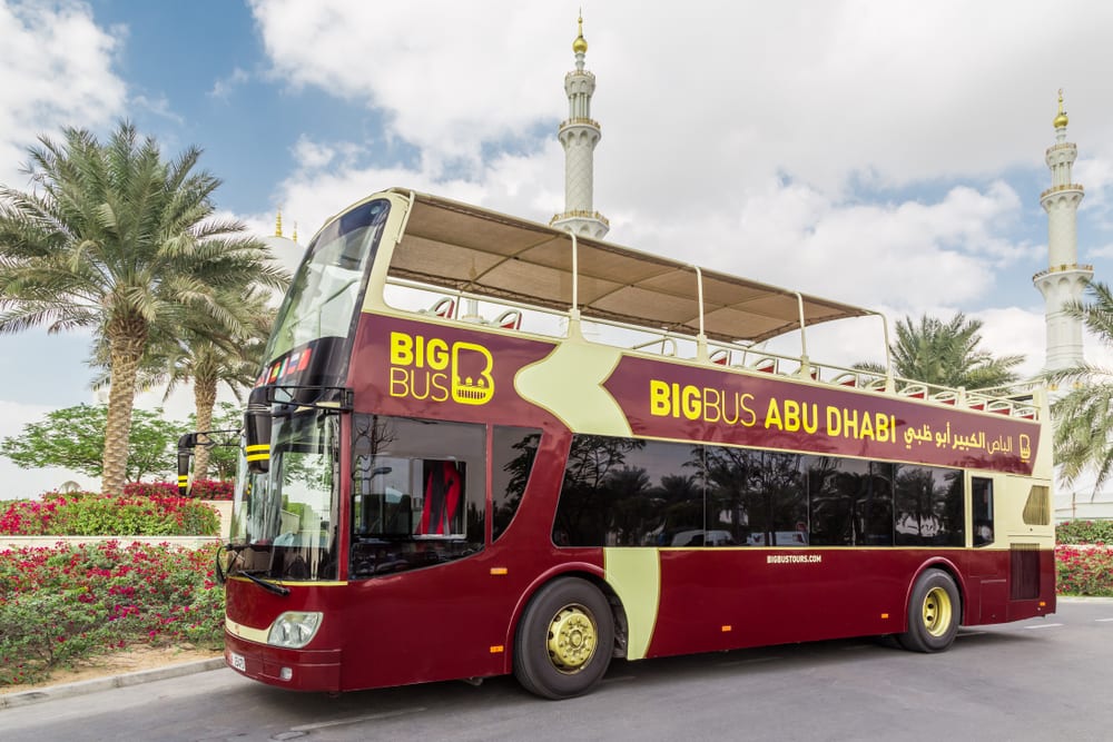 Abu Dhabi tourist bus