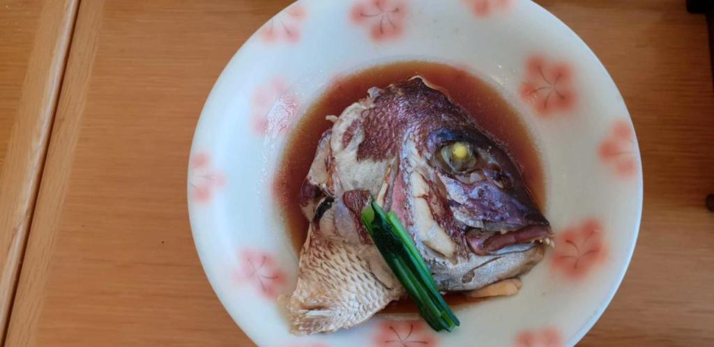 Fish head soup: Japanese food in Japan