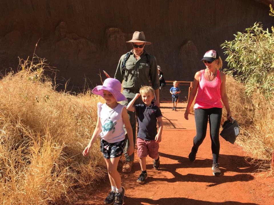 Uluru family walk