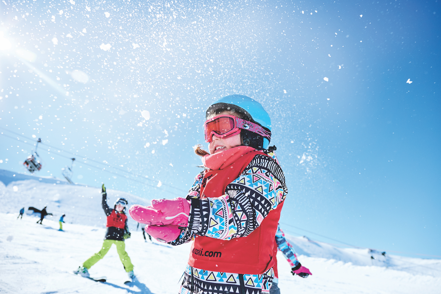 Mt Hutt Kids NZ Ski Credit: Ben Rogers Tourism NZ