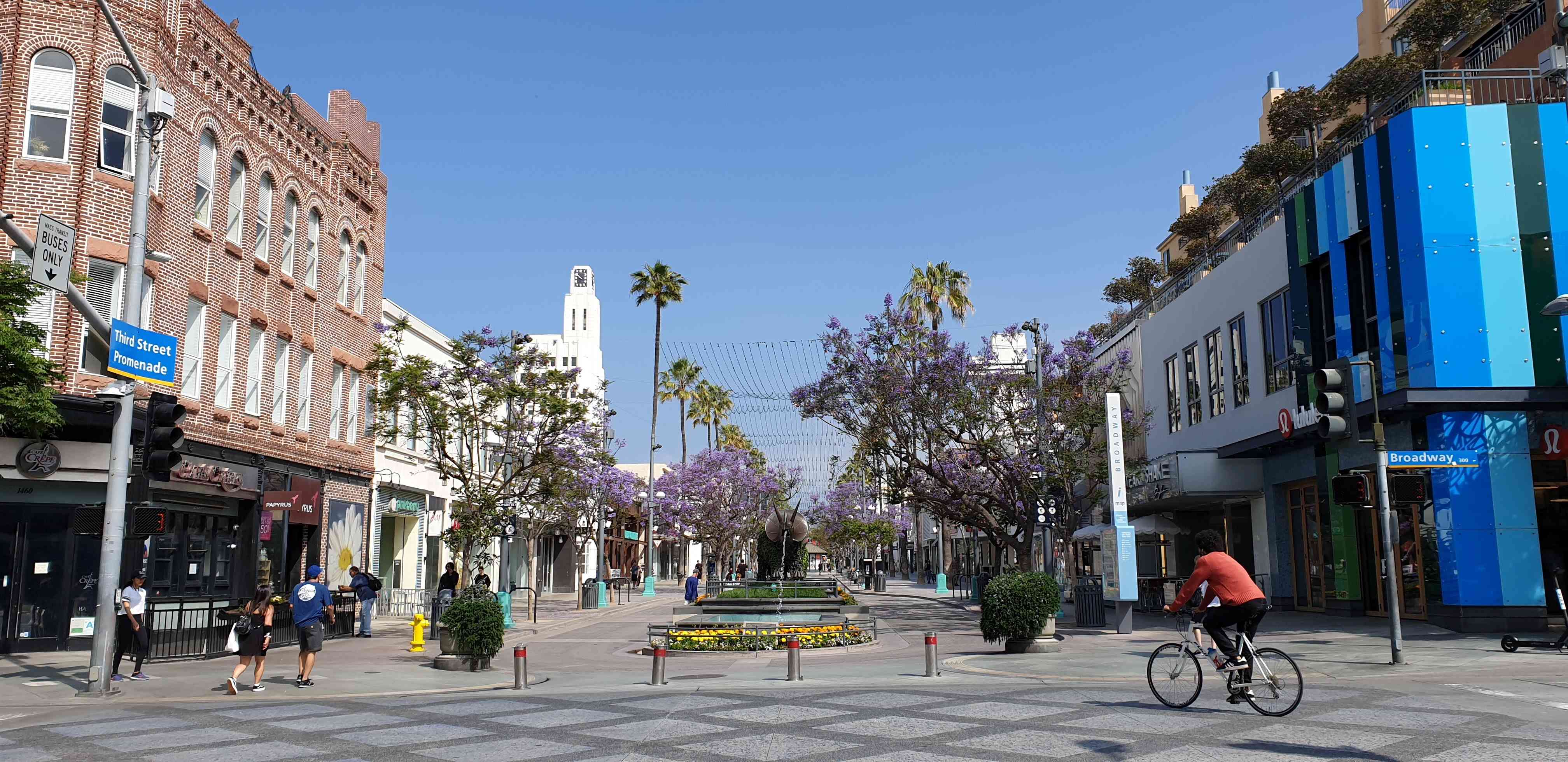 3rd street promenade Santa Monica LA