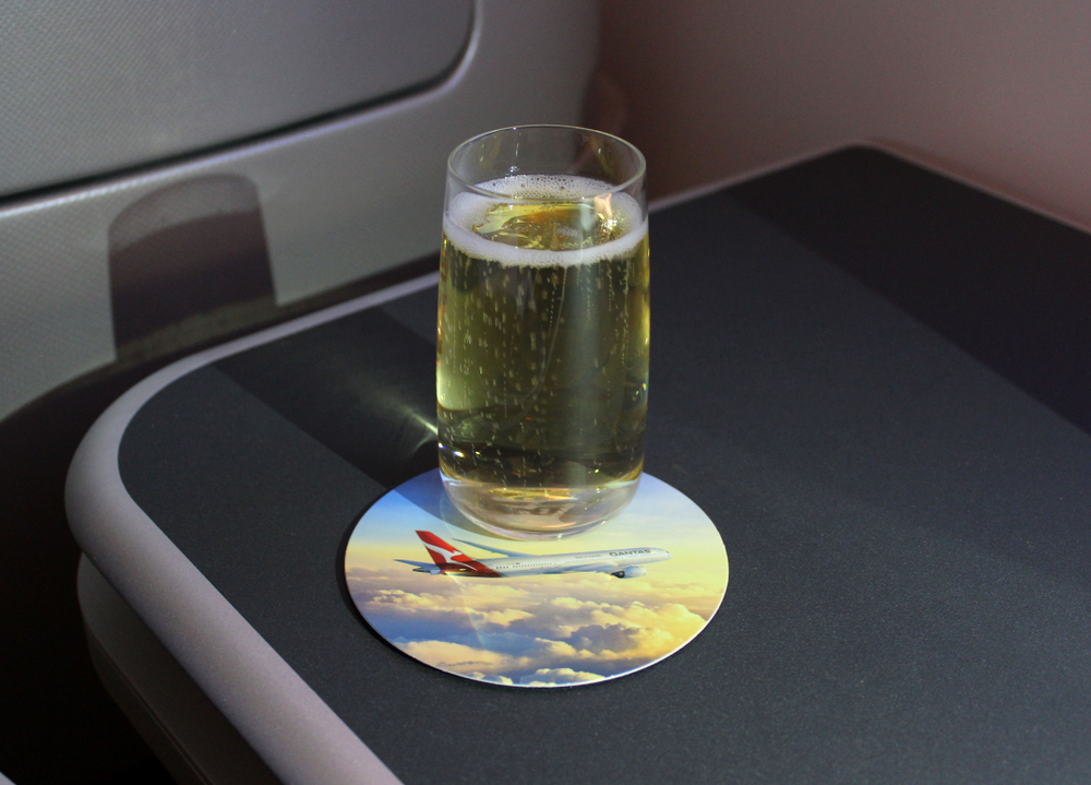 Australian airlines welcome drinks