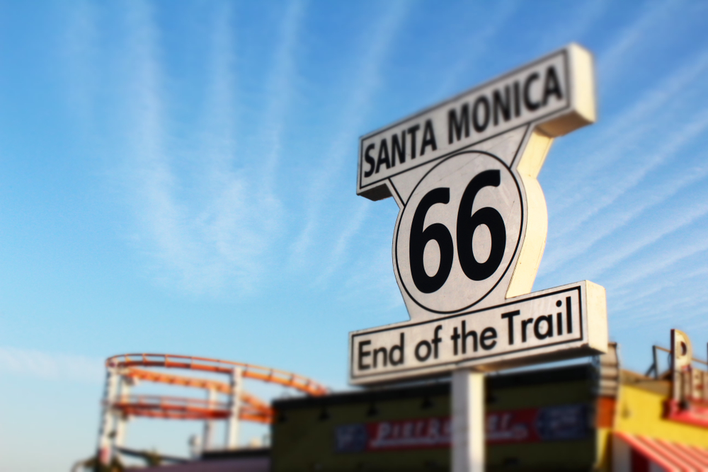 Route 66 end Santa Monica LA