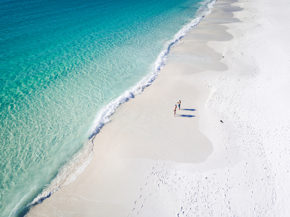 Hyams Beach on the southern shores of Jervis Bay