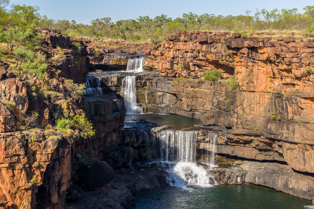 Mitchell Falls swim in nature