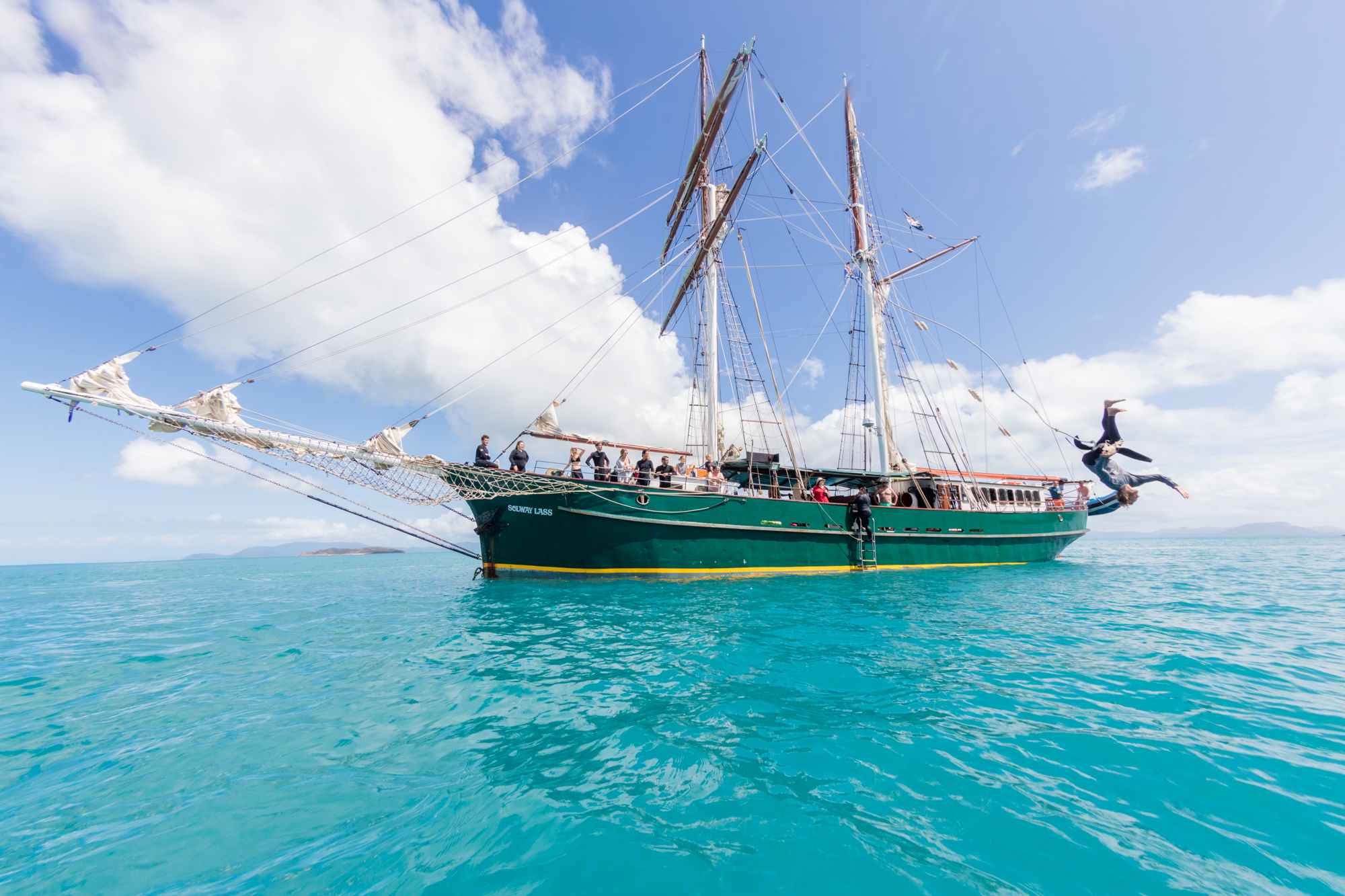 The Solway Lass Explore Whitsundays sailing adventures
