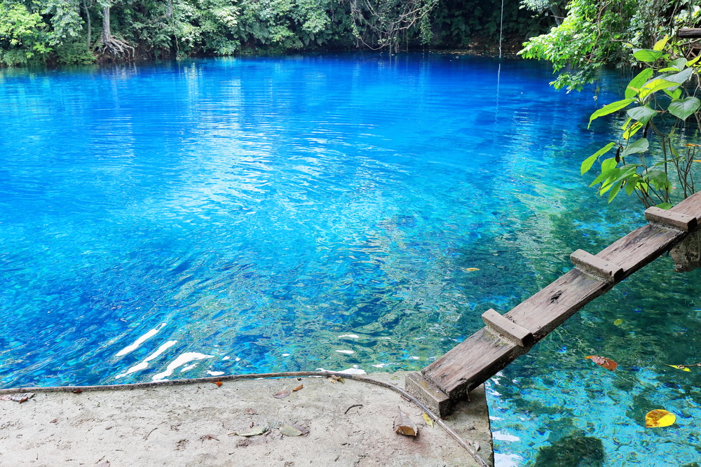 Vanuatu blue waterholes