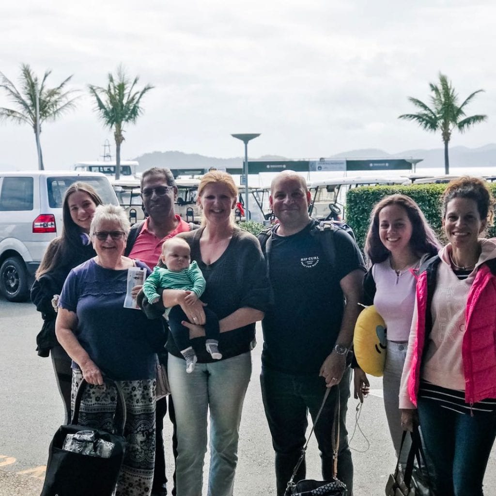 Fernandes Family at Hamilton Island airport