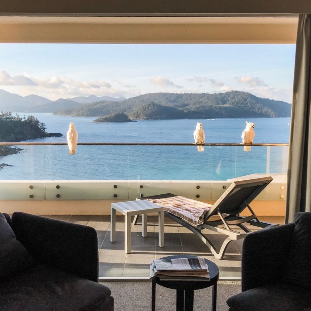 view from ReefView Hotel, Hamilton Island