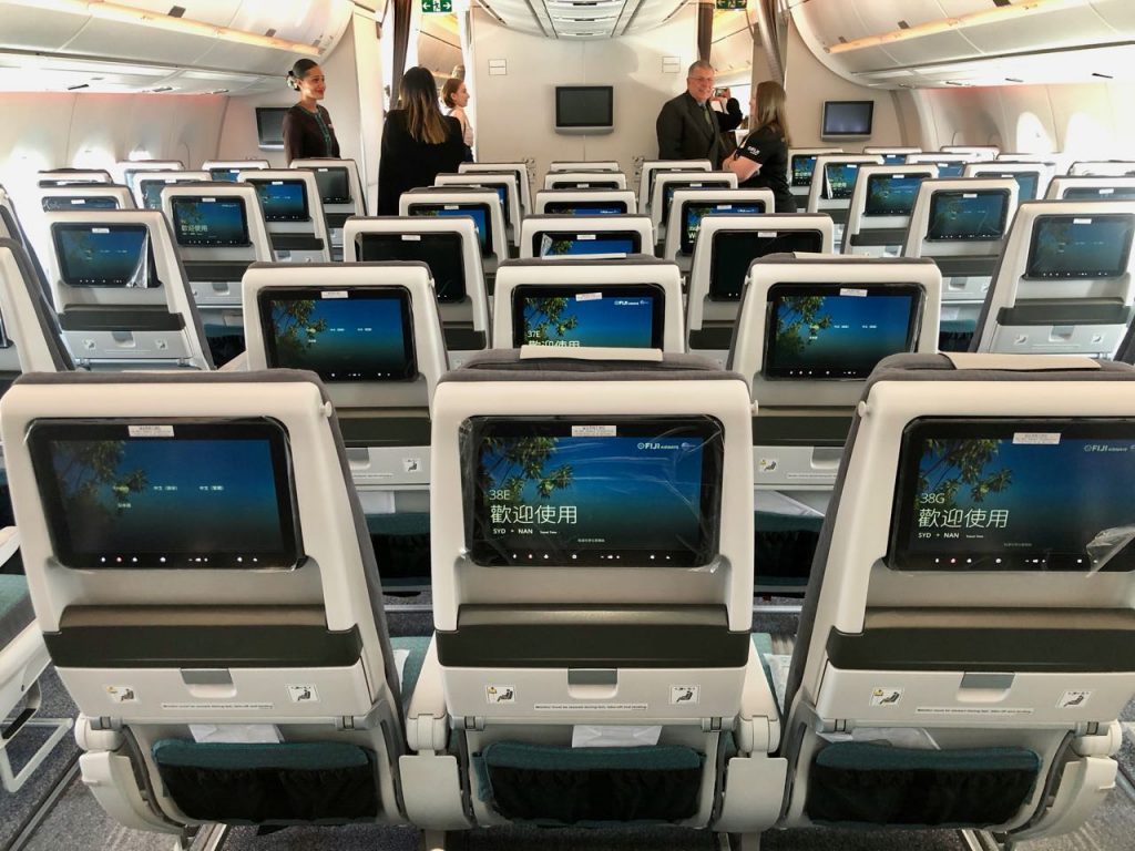 Economy class seats Fiji Airways A350