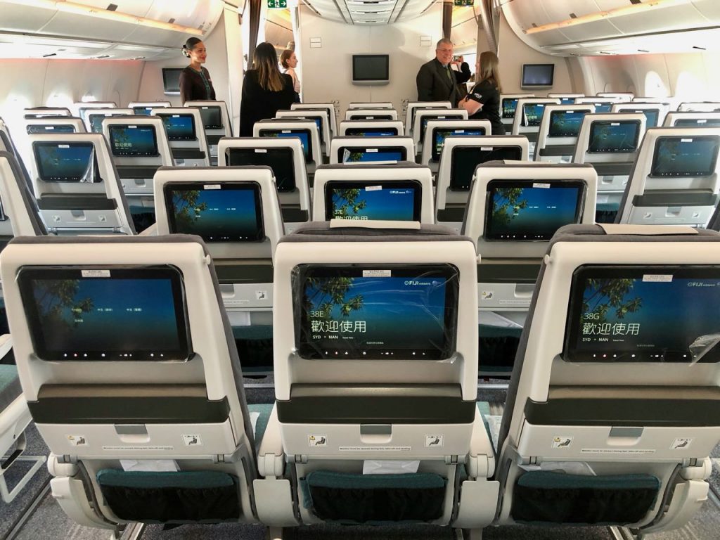 Economy class seats Fiji Airways A350