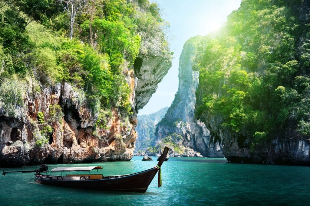 Embark on an Indiana Jones-worthy adventure by kayak at Railay Credit: Shutterstock