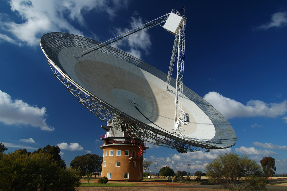 Radio Antenna Dish Near Parkes, NSW, Australia