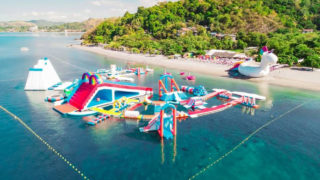 inflatable unicorn water park in the Philippines